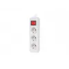 Toitepikenduskaabel LANBERG PS1-03E-0300-W — 3 m kaabel, 3 E-tüüpi vahelduvvoolupistikut, valge, siseruumidesse