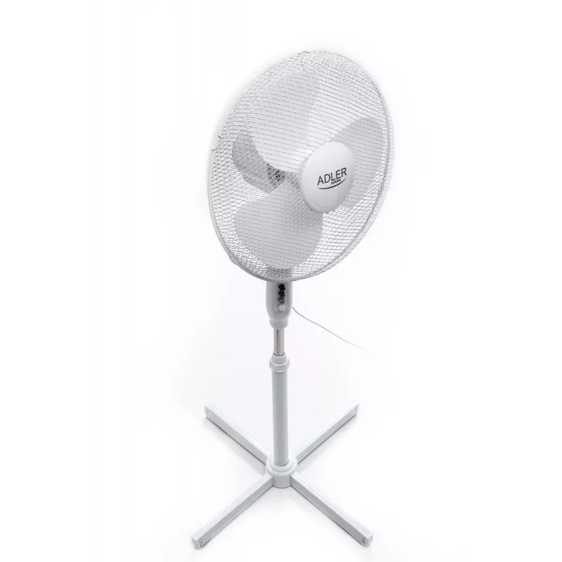 Adler | AD 7305 | Püstventilaator | Valge | Läbimõõt 40 cm | Kiiruste arv 3 | Ostsillatsioon | 45 W