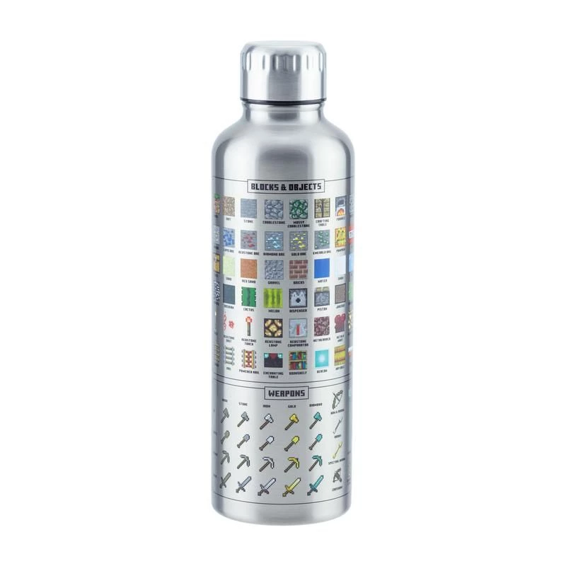 Paladone Minecraft Metal Water Bottle