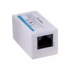 LANBERG pistikuadapter RJ-45 - RJ-45, emane-emane, U/UTP Cat5e, valge