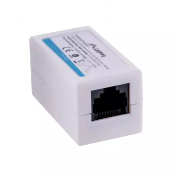 LANBERG pistikuadapter RJ-45 - RJ-45, emane-emane, U/UTP Cat5e, valge