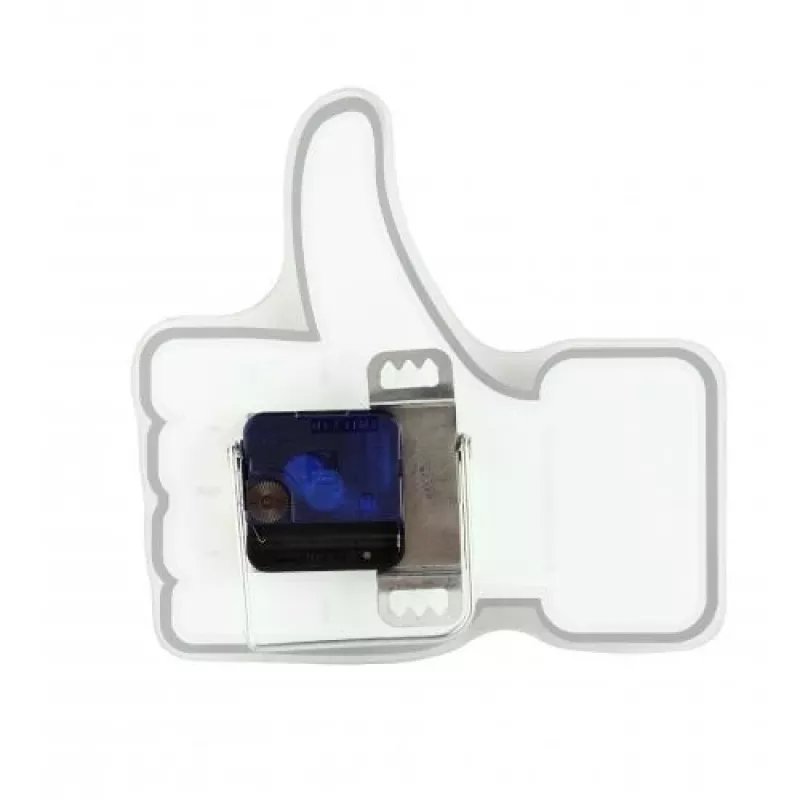 NeXtime kell 5185wi Mini Thumbs Up, 20,5x21 cm, sein, valge/hõbedane
