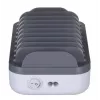 Manhattan Charging Station, 10x Ports: 3x USB-C (up to 18W PD) and 7x USB-A (up to 12W), 120W Total Output, Valge/hall, Three Year Warranty