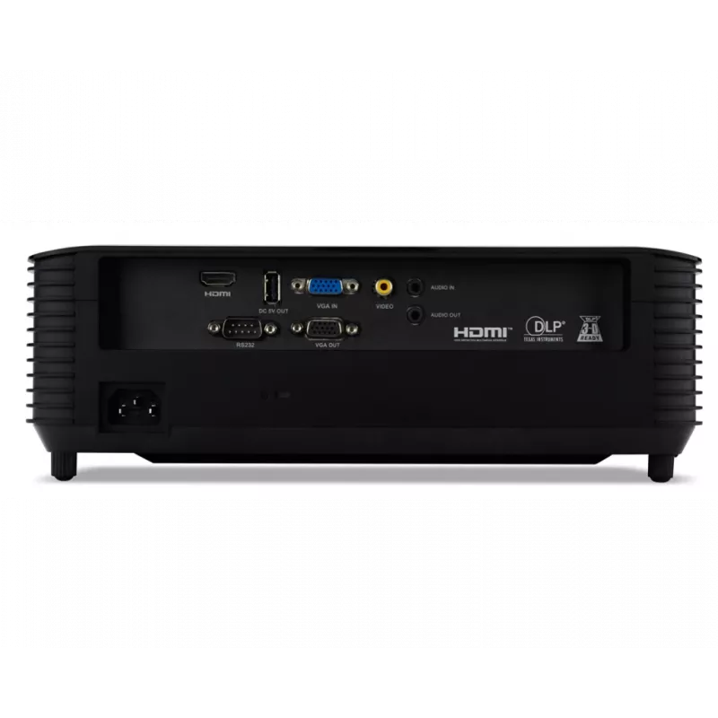 Projektor Acer X1328WHn DLP WXGA 5000 ANSI luumenit, 16:10, lamp, RS-232