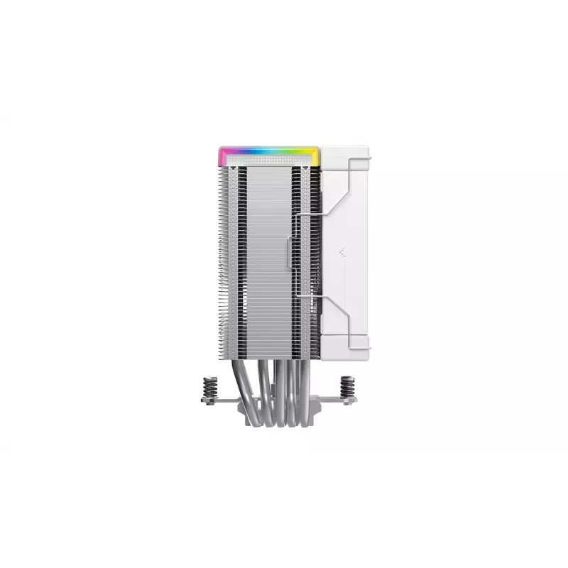 DeepCool AK500S Digital SE — 5 soojustoru, 120 mm FDB-ventilaator, PWM, mitmevärviline LED, valge, toetab Inteli LGA1150 ja AMD pesasid