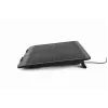 Sülearvuti alus Gembird NBS-1F15-04 kuni 15-tollistele sülearvutitele, must, ABS, 330×250×25 mm