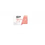 MicroSDXC-kaart Silicon Power Superior 128 GB UHS‑I Class 10 U3 V30, 100/80 MB/s, valge/virsik
