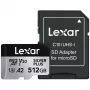 Flash Memory Lexar 512GB UHS-I microSDXC SILVER PLUS
