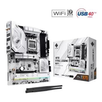 ASRock X870 Steel Legend WiFi AM5 ATX emaplaat