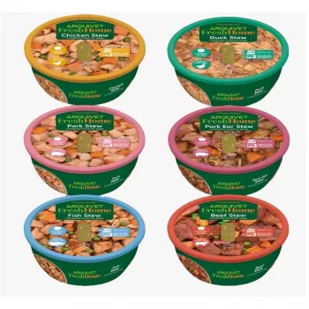 Märg koeratoit multiplekk ARQUIVET Fresh Home Goulash mix 6×280 g, täiskasvanud, täisväärtsööt, gluteeni- ja sojavaba