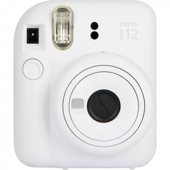 Hetkkamera Fujifilm Instax Mini 12 Valge — 86×54 mm prindid, 60 mm fookuskaugus, AA patarei