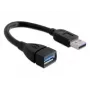 USB-kaabel DeLOCK 82776 0,15 m must