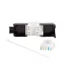LogiLink NK4066 Keystone'i moodul, lame, must ja valge, RJ-45