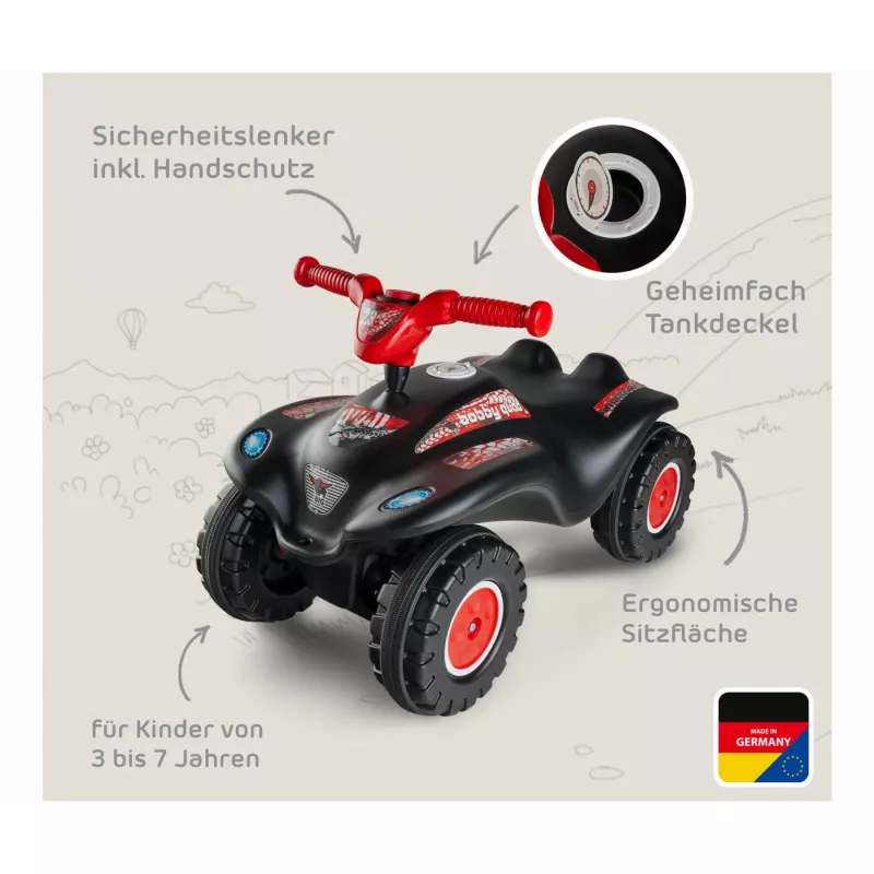 Laste sõiduauto BIG Quad Racing BIG Bobby 56413, punane, neli ratast, vastupidav disain