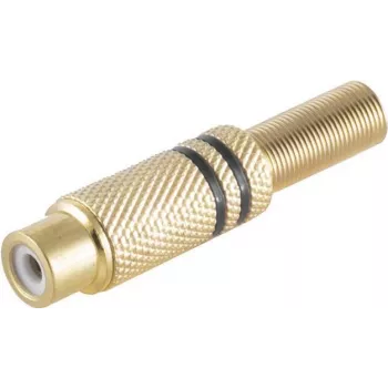 RCA-pistik ShiverPeaks BS52021-S Gold emane