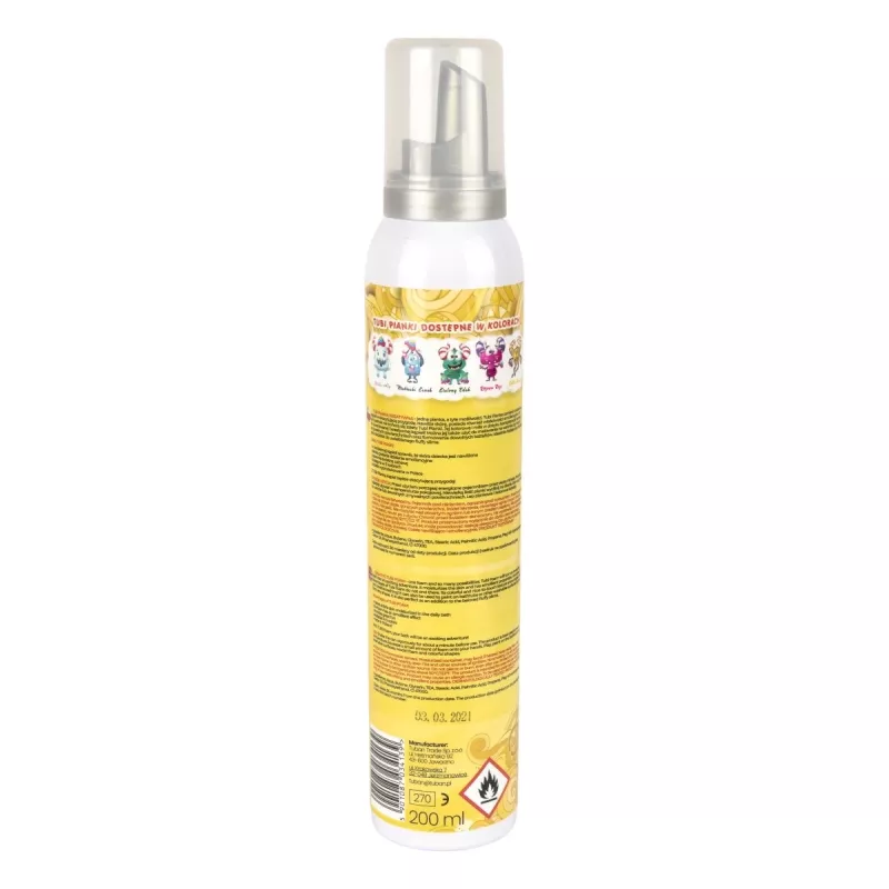 Vannivahust mänguasi Tuban TUBI FOAM kollane 200 ml