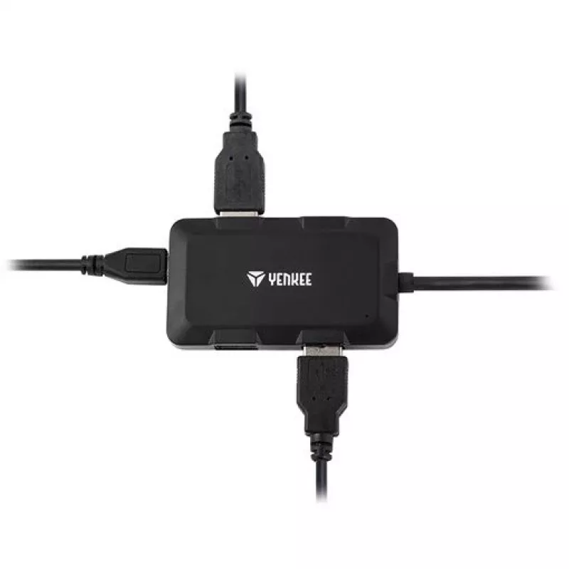 Yenkee YHB 4341BK 4-pordi USB 3.0 laadimisjaotur