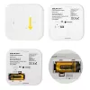 Vingugaasiandur QOLTEC 52577 — patareitoitega alarm, 85 dB helitugevus