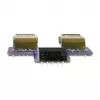 DeLOCK 9-pin 2.54 mm 2 x USB 2.0 1 x 9-pin 2.54 mm Must Sinine Hõbedane