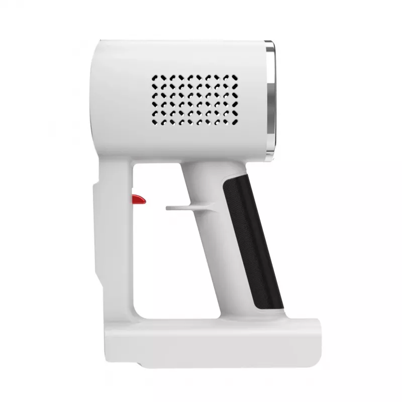 Juhtmeta tolmuimeja Adler AD 7051 — 300 W max, 22,2 V aku, 0,6 L tolmukottita, roostevabast terasest toru, EPA F8, LED-tuli, valge/punane