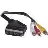 SCART-kaabel ShiverPeaks AVK 407-200 SC lülitiga ja 3×RCA-pistikuga