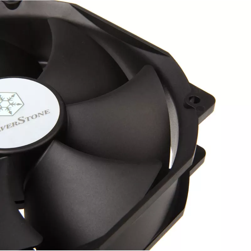SILVERSTONE 140mm jahutusventilaator SST-FHP141 v2.0 — 140 mm PWM korpuse/jahuti ventilaator, must