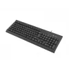 Juhtmega täissuuruses NATEC Moray ES klaviatuur USB-ga, hispaania QWERTY, 105 klahvi, ID-kaardilugeja, 1,5 m kaabel, must