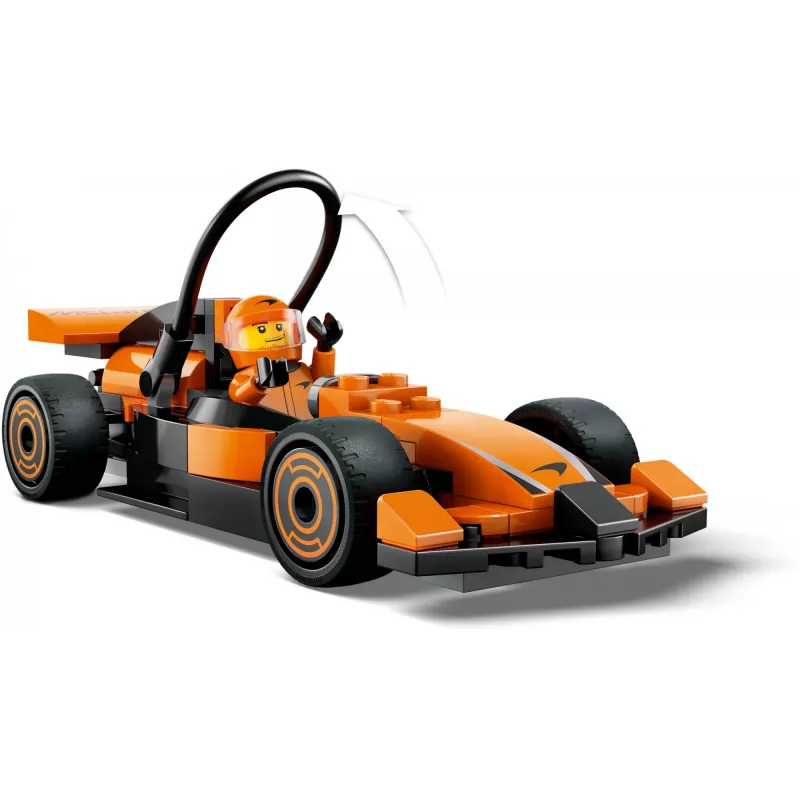 LEGO City F1 Racer McLaren Racing Car 60442 — ehituskomplekt, 86 tk, 1 minifiguur, vanus 6+