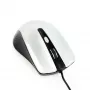 Juhtmega mõlemakäeline optiline hiir GEMBIRD MUS-4B-01-BS, USB Type-A, 1200 DPI, 4 nuppu, must/hõbedane