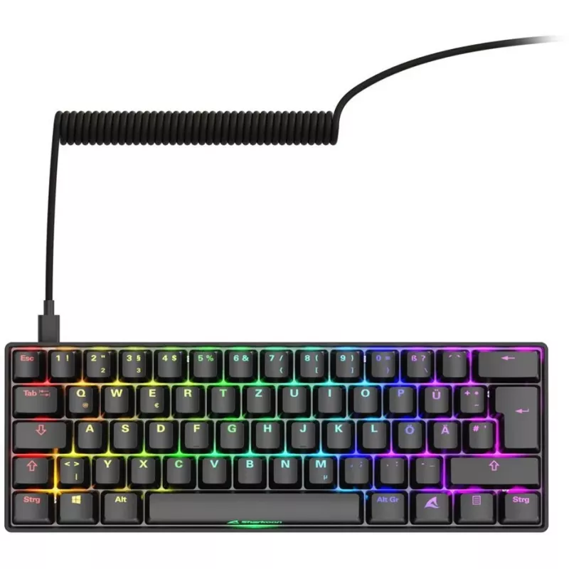 Sharkoon 100065629 klaviatuur Home USB QWERTZ German Must