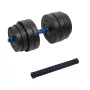 REBEL ACTIVE Reguleeritav bituumenhantel ühendajaga 1x20kg
