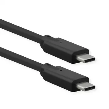 USB-kaabel ROLINE 11.02.9070 USB 3.2 Gen 2 0,5 m Must