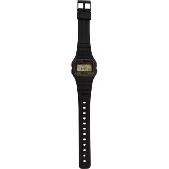 Digitaalkell CASIO F-91WG-9QDF autor CASIO — klassikaline digitaalne ekraan, vaigust korpus ja rihm, veekindel, äratus, stopper