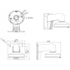 Hikvision Digital Technology DS-1272ZJ-110 turvakaamera lisatarviku kinnitus