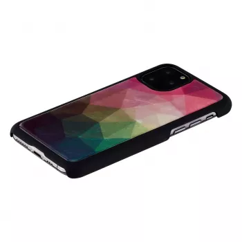 Kaitsev nutitelefoni ümbris iKins iPhone 11 Pro jaoks, vesilille disain, must