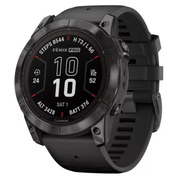 Nutikell GARMIN fēnix 7X Pro 51 mm, 1,4 tolli (3,56 cm) MIP 280×280, puutetundlik, Wi‑Fi, GPS, 32 GB, must