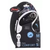 Flexi New Comfort M lint rihm 5 m Must — sissetõmmatav lindirihm, suurus M, max koormus 25 kg, kaal 300 g