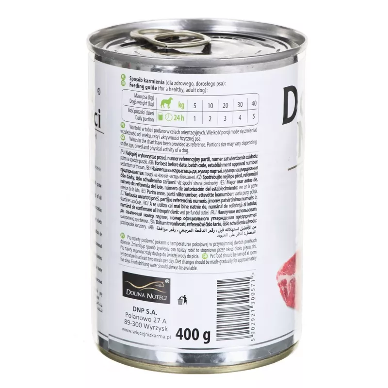 Dolina Noteci Premium Pure Lamb - märg koeratoit - 400g