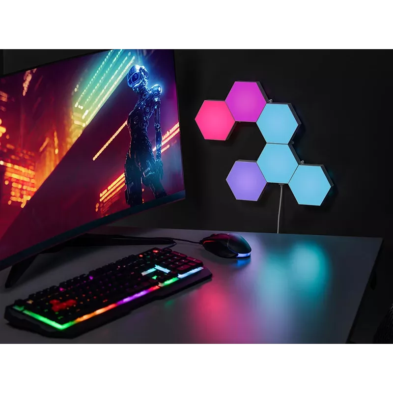 Süvistatav RGB LED-paneel TRACER Smart Hexagon Tracer 47256 Ambience TRAOSW47256