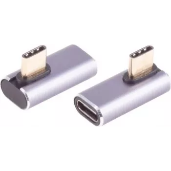 USB-C-adapter ShiverPeaks 14-05036 90° nurga all vasak/parem, USB-C-pistiku adapter