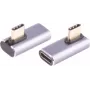 USB-C-adapter ShiverPeaks 14-05036 90° nurga all vasak/parem, USB-C-pistiku adapter
