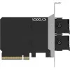 PCIe adapterkaart icybox MB312M4P-B — 2× M.2 NVMe PCIe 4.0 x8 (bifurkatsioon)