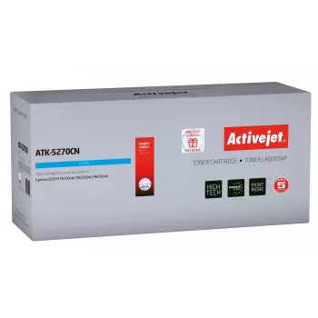 Activejet ATK-5270CN tooner (asendus Kyocera TK-5270C-le; Supreme; 6000 lehekülge; tsüaan)