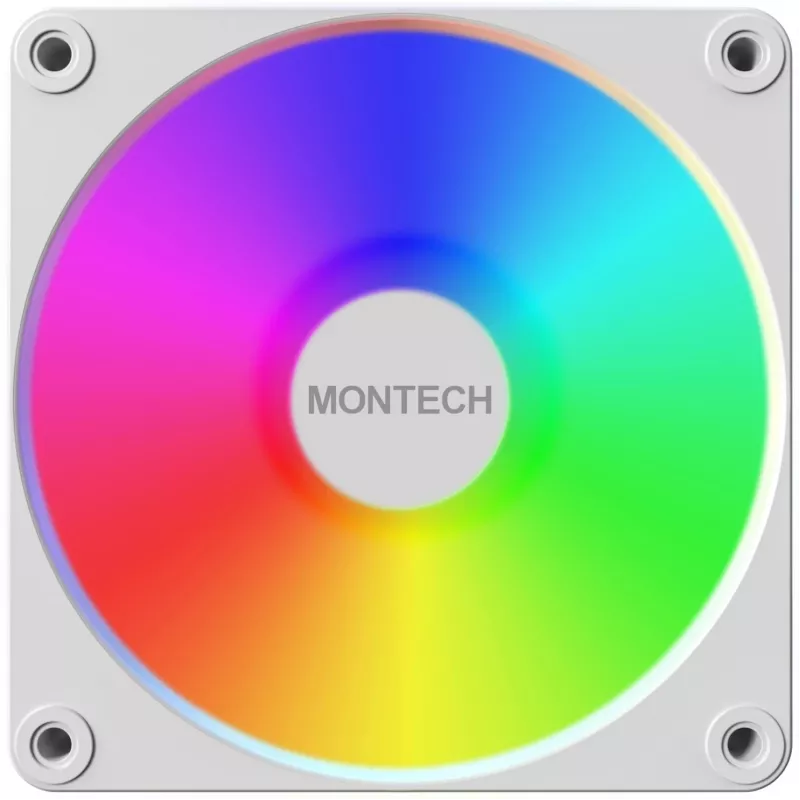 CASE FAN 120MM GF120R V2/ARGB PWM 3I1 (W) MONTECH