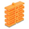 Kaablihoidja DeLOCK 66255 oranž 24 kaablipesaga