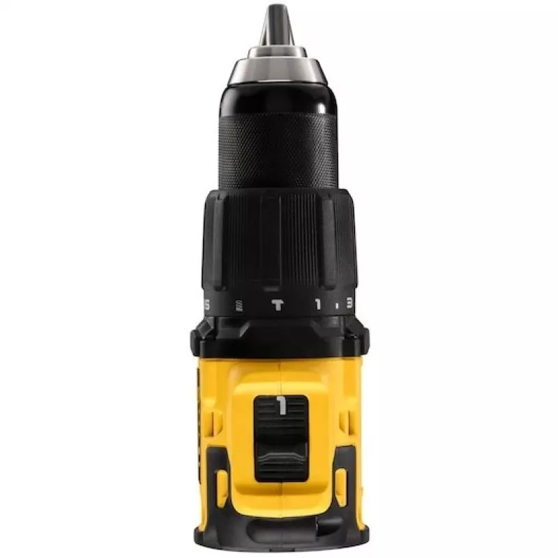 Juhtmeta puur DeWALT DCD709N-XJ, harjadeta 18 V, 2-käiguline, 1650 p/min, 65 N·m, kiirkinnituspadrun 1,5–13 mm, 1,2 kg