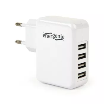 Universaalne USB-laadija valge/4-porti EG-U4AC-02 GEMBIRD