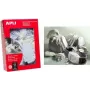 agipa Warenanhänger silt 50 x 70 mm valge 200 g Bristoli paber valge polüesterniidiga - 1 tk