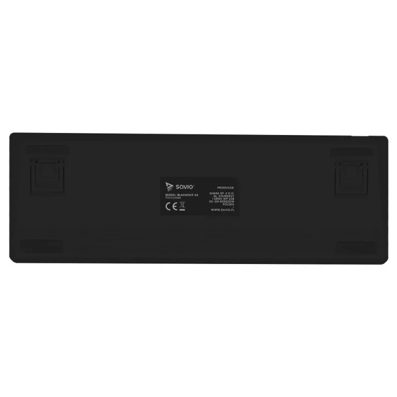Mehaaniline mänguklaviatuur SAVIO MustOUT X2 BROWN 61-klahviga 60% USB QWERTY RGB Outemu Brown