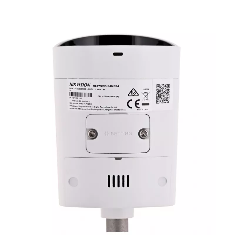 Hikvision Pro Series with AcuSense DS-2CD2046G2H-I2U/SL(2.8MM) turvakaamera Bullet IP turvakaamera välistingimustesse 2688 x 1520 pikslit lae/seina paigaldus